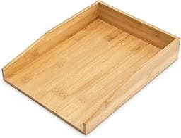 Basket de bureau bambou