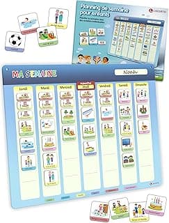 LIKARTO® Planning de Semaine pour Enfants