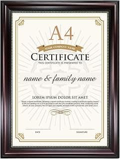 GraduationMall – Cadre pour diplôme A4