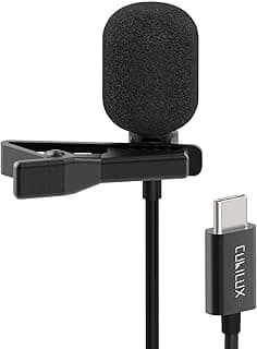 Cubilux Microphone USB‑C Cravate Lavalier