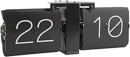 Horloge-agenda Flip Clock steel