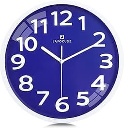 Horloge murale bleu marin Lafocuse