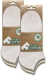 BIOBASICS Chaussettes de sport bio pour homme et femme (4 à 12 paires) - En coton - Certifié Öko-Tex 100