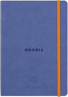 Rhodia 117188C - Carnet Souple Agenda Perpétuel Perpetual Saphir
