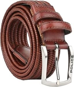 Ceinture tressée Police
