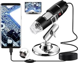 Microscope numérique USB, Endoscope de grossissement 40X-1000X