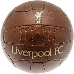 Liverpool Football Club Official Size 5 Faux Leather Retro Vintage Ball