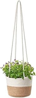 Pot de Fleurs Suspendu en Corde de Jute