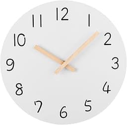 Horloge bois Plumeet