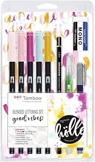Set Blended Lettering Tombow Good Vibes