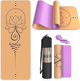 Haninj Tapis de yoga en liège