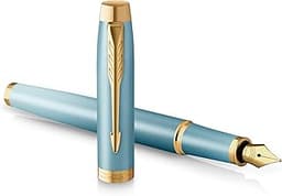 Stylo plume Parker IM Writing Rituals, Vert avec dégradé, Finitions or, Plume fine