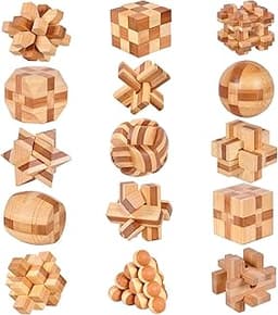 15 Casse-têtes Bois