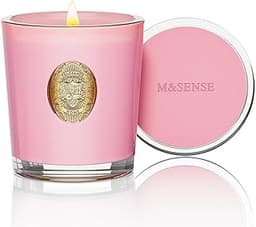 M&SENSE Bougie Parfumée en Pot Pivoine