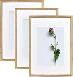 Trio de cadres A3 chêne Atryinous