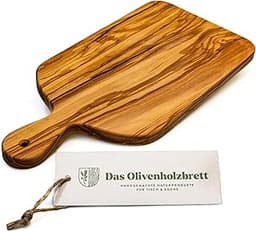 Planche en bois d’olivier 30 cm avec poignée