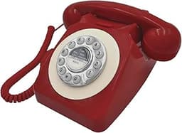 Téléphone rétro Benross rouge