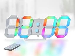 Horloge néon 3D LED