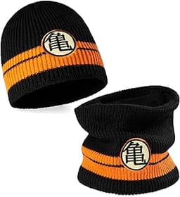Ensemble Bonnet + Snood Dragon Ball Z