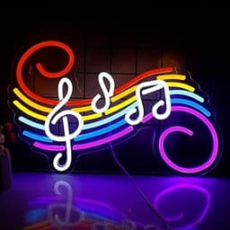 Néon Note de Musique