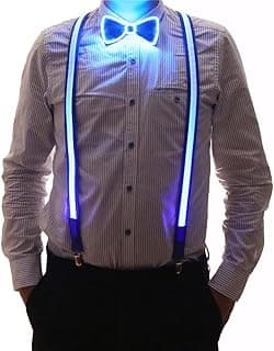 Brejkdo Lot de 2 bretelles lumineuses LED