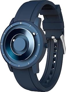 EUTOUR Montres Hommes avec Boules Magnétiques
