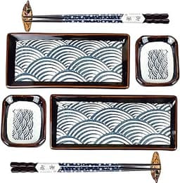 Artcome Set 8 assiettes à sushi