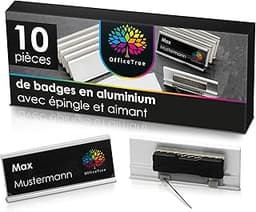 OfficeTree 10x Porte Badge Aimanté