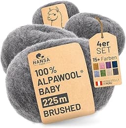 Bébé alpaga brossé – 4 pelotes