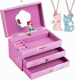 Boîte à bijoux musicale chat AdelDream