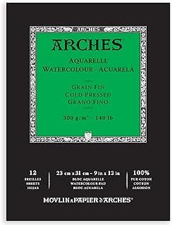 Bloc aquarelle Arches 100 % coton