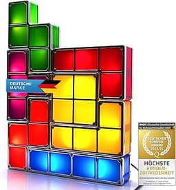 Lampe LED empilable Tetris