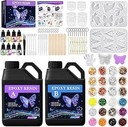 KIMIGO Résine Époxy 1020 ml, ratio 1:1, kit complet