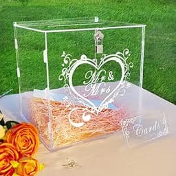Jolik Grande Boîte à Cartes de Mariage en Acrylique