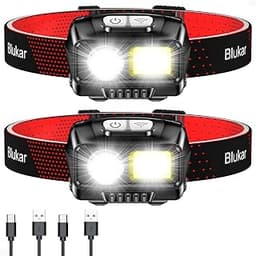 Blukar Lampe Frontale Rechargeable