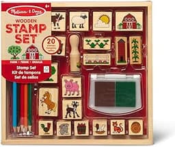 Melissa & Doug Jeu de timbres La Ferme