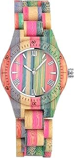 Unendlich U Montre en Bois de Bambou