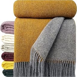 Plaid laine vierge cocoon