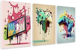 Triptyque posters gaming AOSEE – 3 toiles encadrées