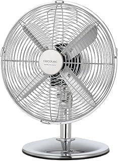 Ventilateur métal chromé