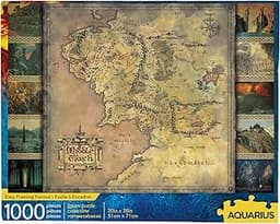 Puzzle Carte LOTR 1000 pièces Aquarius