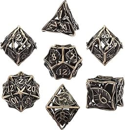 SIQUK Dés polyédriques creux