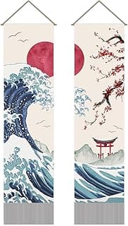 Tapisseries japonaises vagues AHANDMAKER