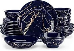 LOVECASA Service de Table Porcelaine