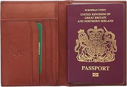 Visconti Collection Polo Porte-Passeport en Cuir RFID Blocage