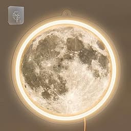 Lampe néon lune