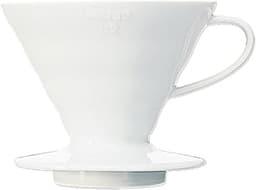 Hario V60 02 - Porte filtre café en céramique blanche 1 à 4 tasses