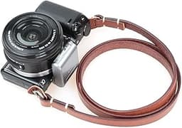 CANPIS Bandoulière vintage en cuir véritable
