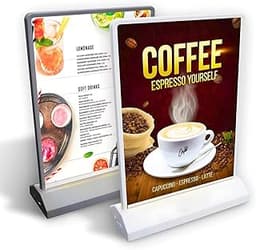 Boîte à lumière LED A4 double face rechargeable