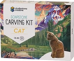 Cat Studiostone Kit de sculpture en stéatite